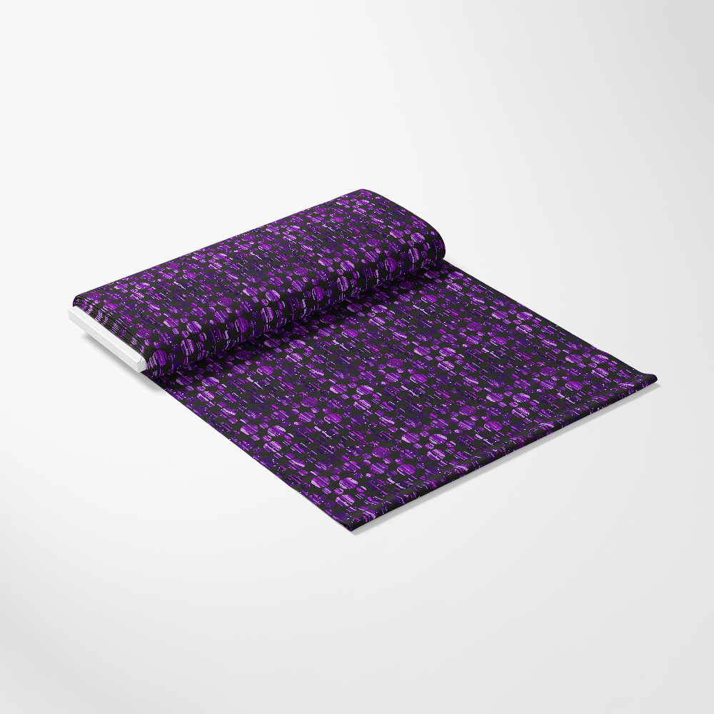 Dripping Purple Liquid Pattern 9 Quilting Cotton Fabric