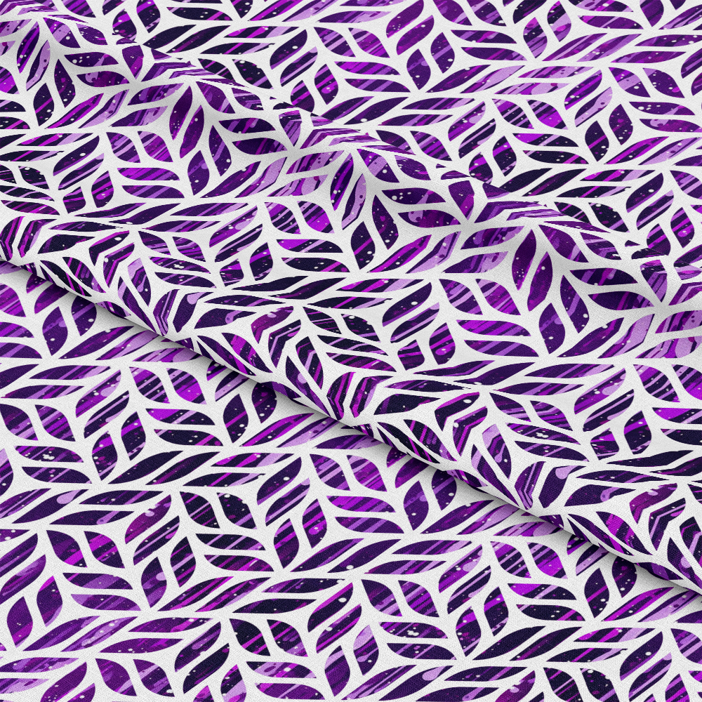 Dripping Purple Liquid Pattern 15 Quilting Cotton Fabric