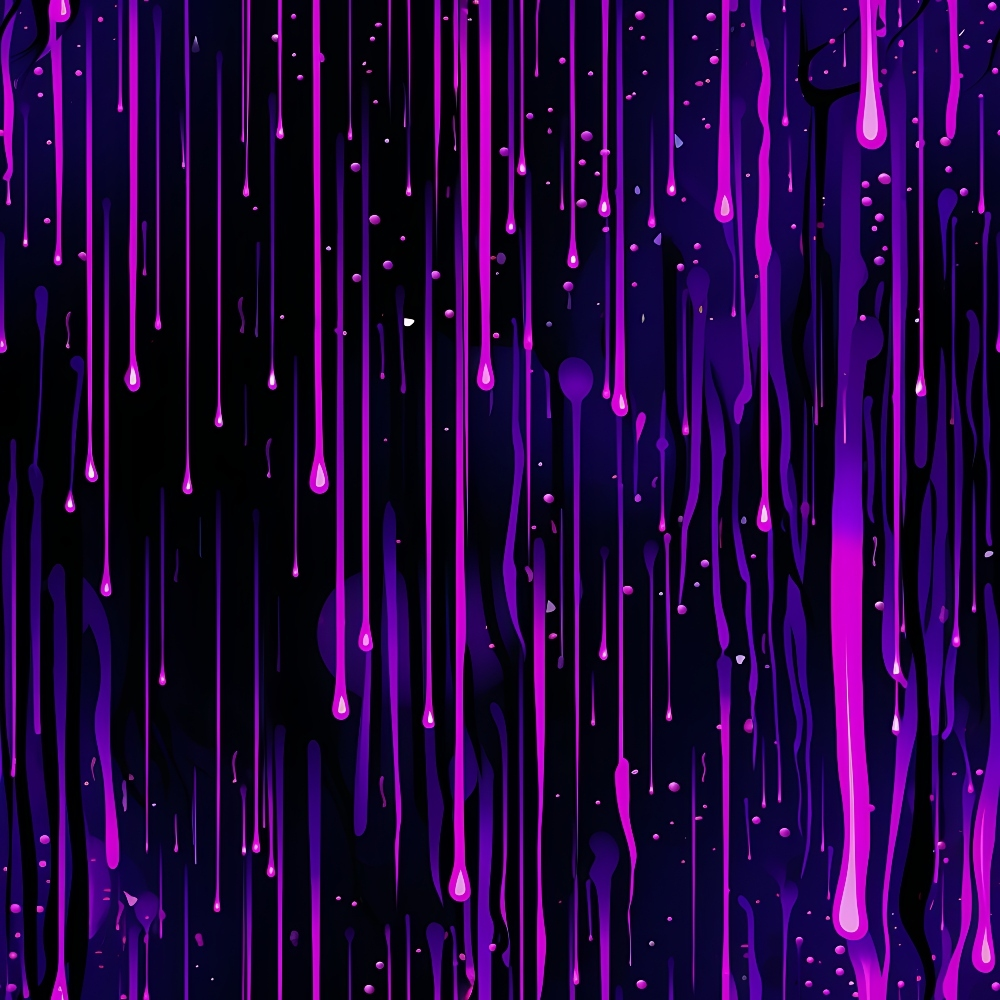 Dripping Purple Liquid Pattern 5 Minky Fabric