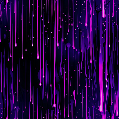Dripping Purple Liquid Pattern 5 Minky Fabric