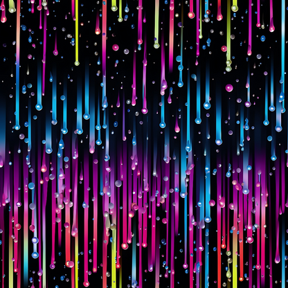 Dripping Rainbow Liquid Pattern 12 Minky Fabric