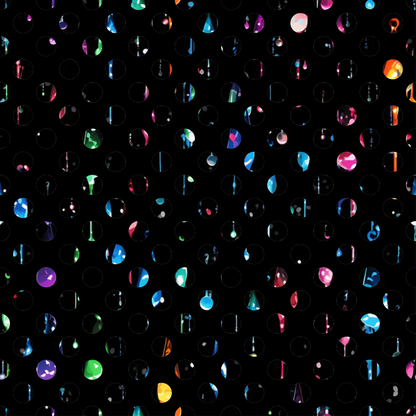 Dripping Rainbow Liquid Pattern 21 Minky Fabric