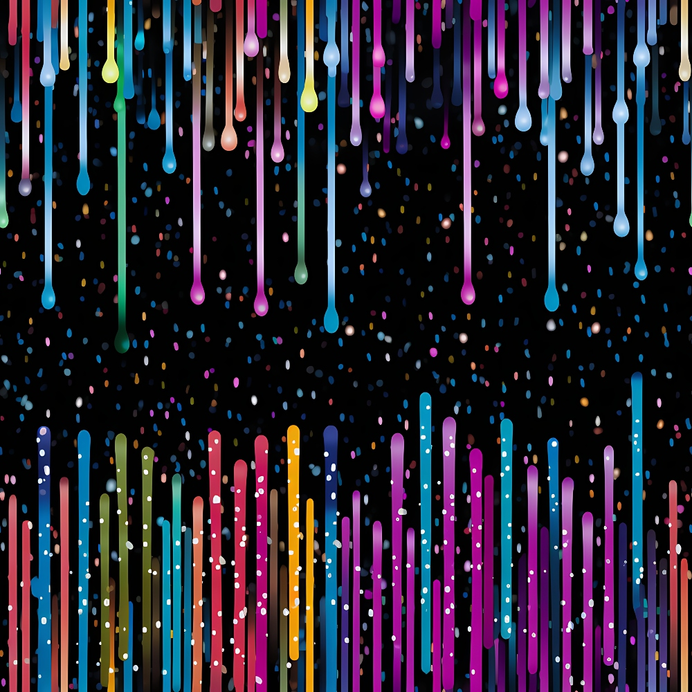 Dripping Rainbow Liquid Pattern 6 Minky Fabric