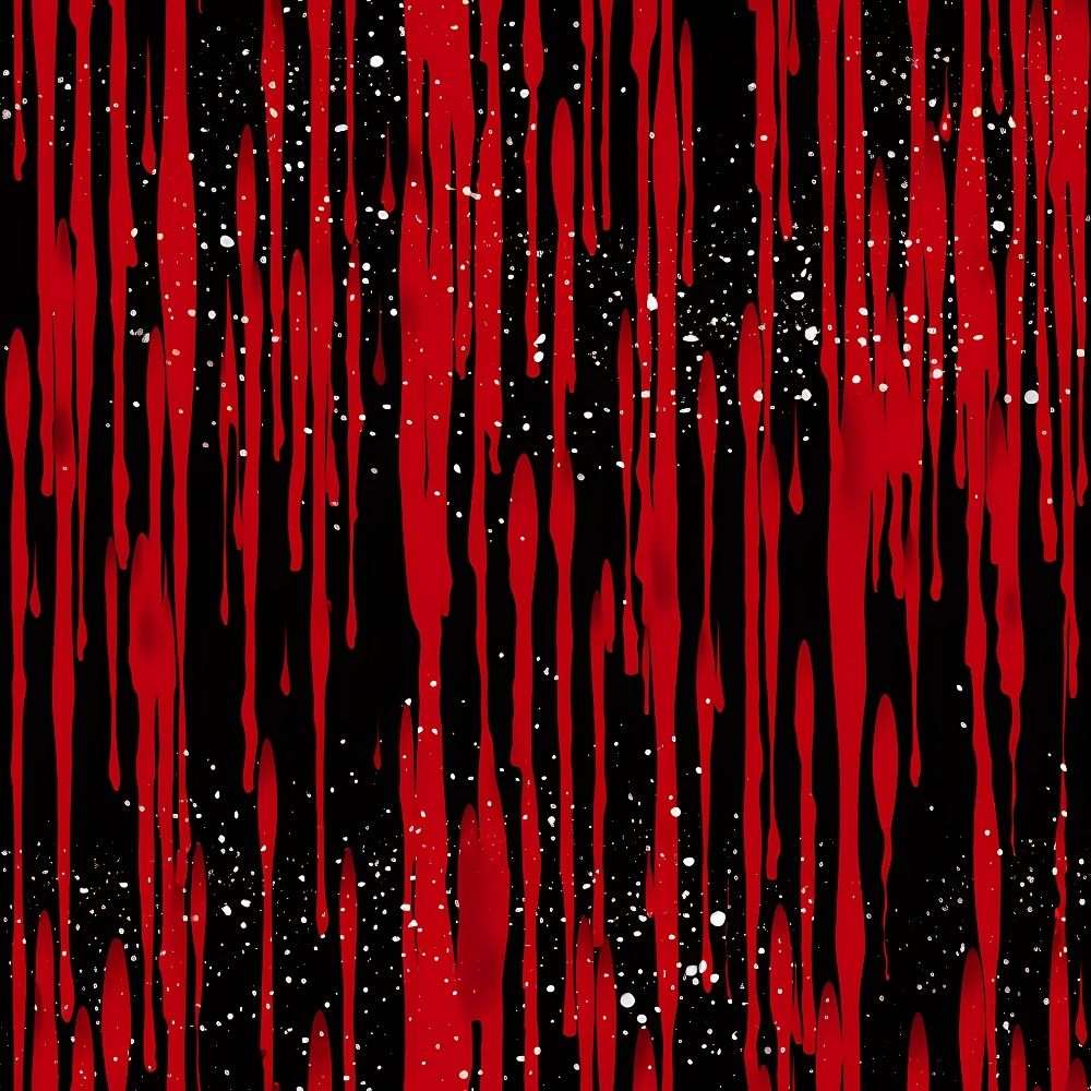 Dripping Red Liquid Pattern 1 Minky Fabric