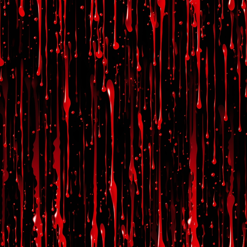 Dripping Red Liquid Pattern 2 Minky Fabric