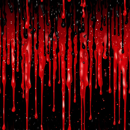 Dripping Red Liquid Pattern 3 Minky Fabric