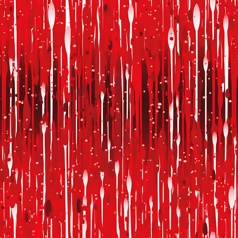 Dripping Red Liquid Pattern 4 Minky Fabric