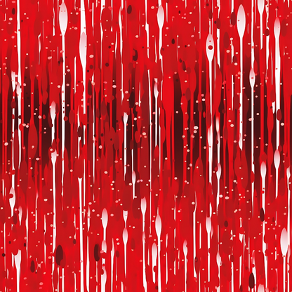 Dripping Red Liquid Pattern 4 Minky Fabric