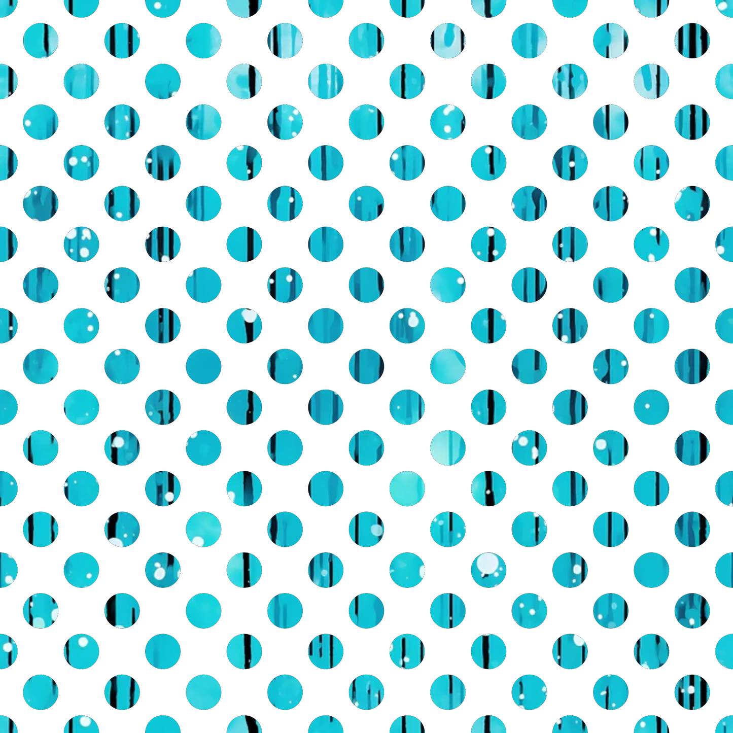 Dripping Turquoise Liquid Pattern 10 Quilting Cotton Fabric