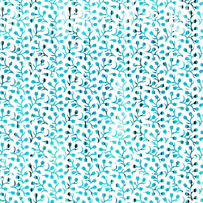 Dripping Turquoise Liquid Pattern 19 Minky Fabric