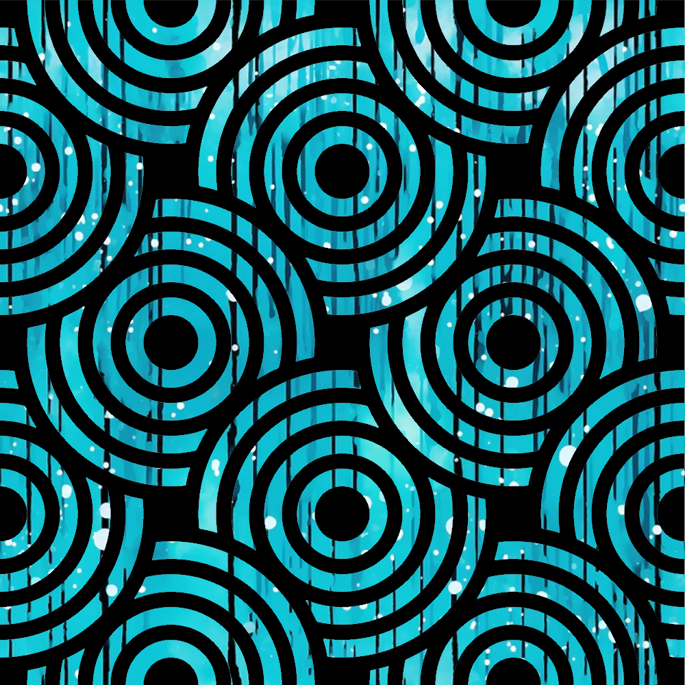 Dripping Turquoise Liquid Pattern 15 Minky Fabric