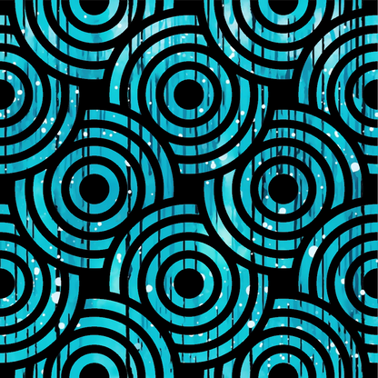 Dripping Turquoise Liquid Pattern 15 Minky Fabric