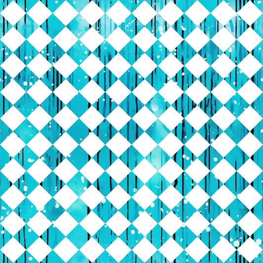 Dripping Turquoise Liquid Pattern 17 Quilting Cotton Fabric