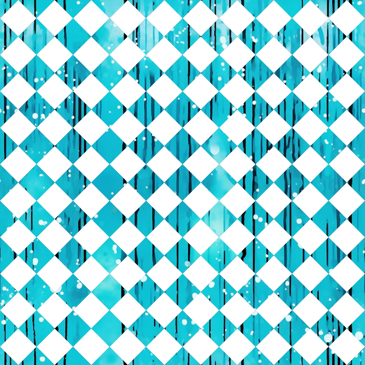 Dripping Turquoise Liquid Pattern 17 Minky Fabric