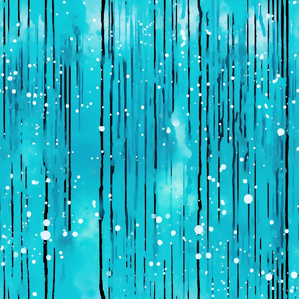 Dripping Turquoise Liquid Pattern 4 Minky Fabric