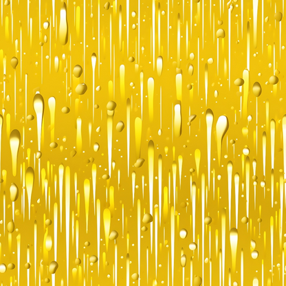 Dripping Yellow Liquid Pattern 4 Minky Fabric