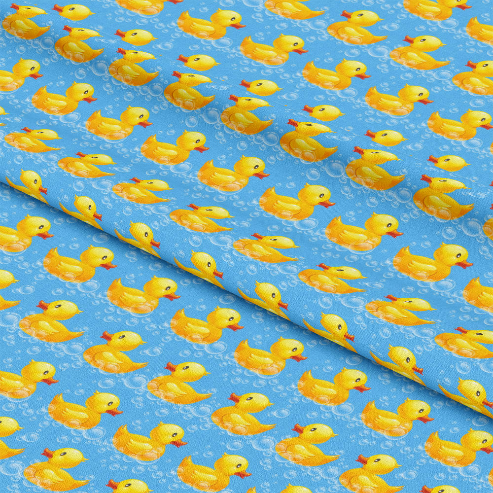 Ducks in the Tub Quilting Cotton Fabric
