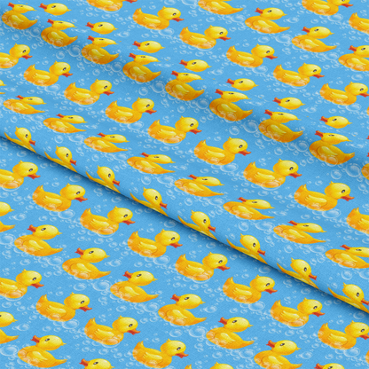 Ducks in the Tub Quilting Cotton Fabric