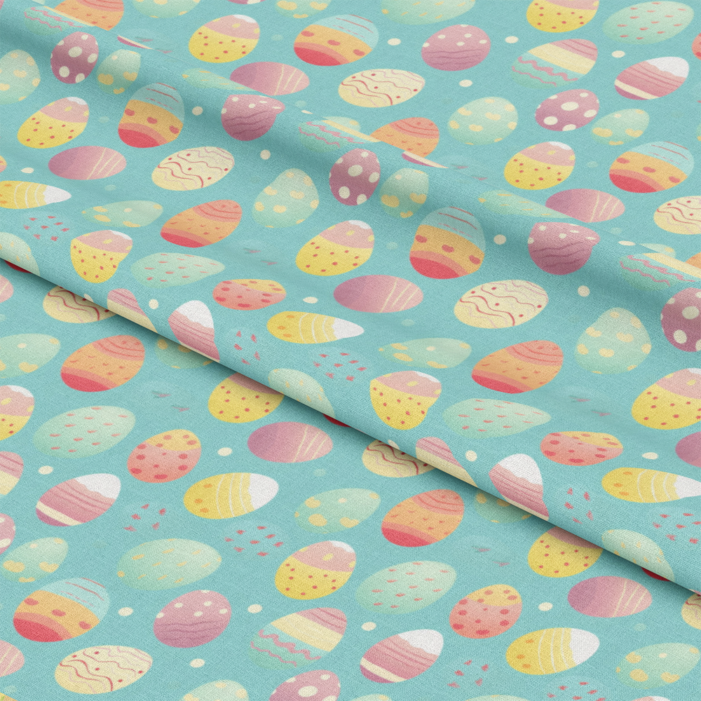 Easter Eggs Pattern 11 Quilting Cotton Fabric