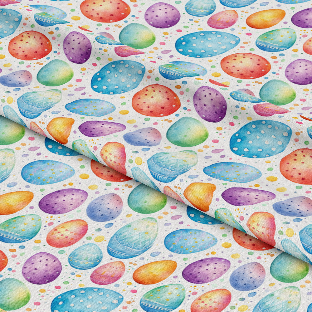 Easter Eggs Pattern 15 Quilting Cotton Fabric