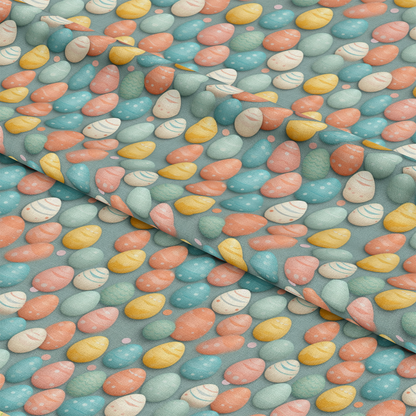 Easter Eggs Pattern 18 Quilting Cotton Fabric