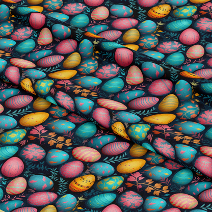 Easter Eggs Pattern 1 Quilting Cotton Fabric