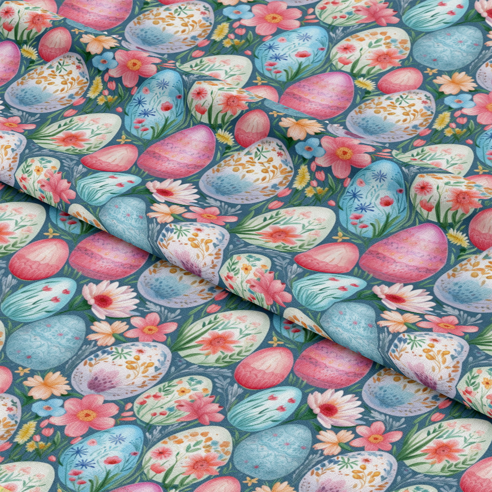 Easter Eggs Pattern 21 Quilting Cotton Fabric
