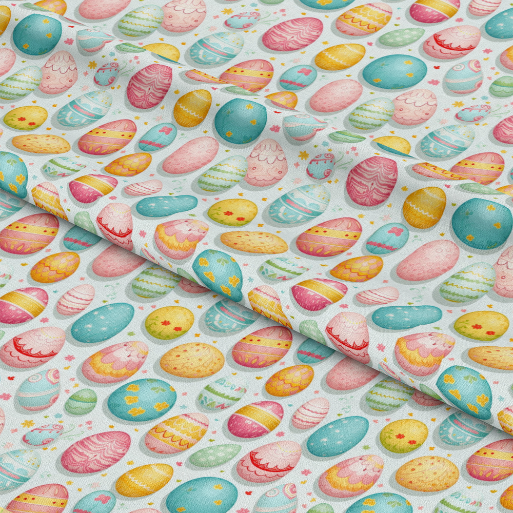 Easter Eggs Pattern 23 Quilting Cotton Fabric