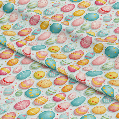 Easter Eggs Pattern 23 Quilting Cotton Fabric