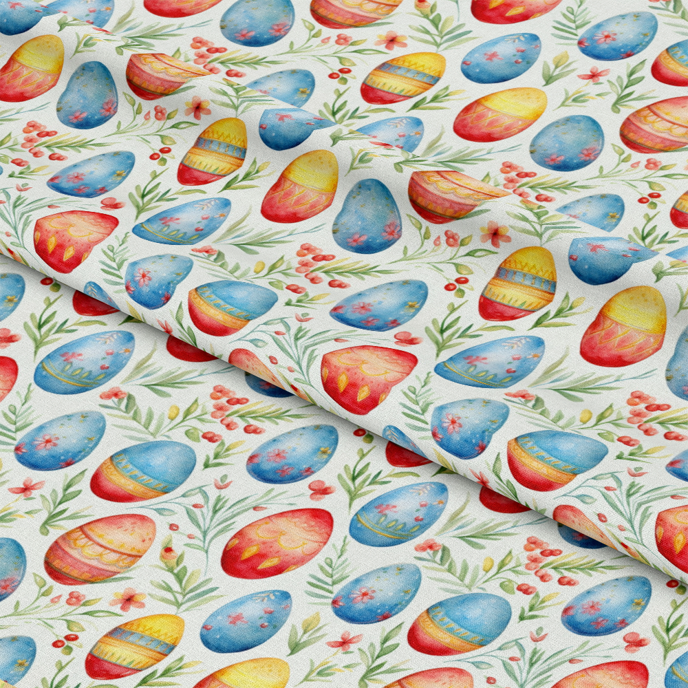 Easter Eggs Pattern 25 Quilting Cotton Fabric