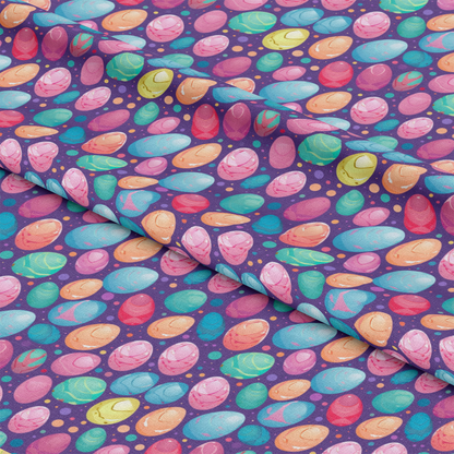 Easter Eggs Pattern 2 Quilting Cotton Fabric