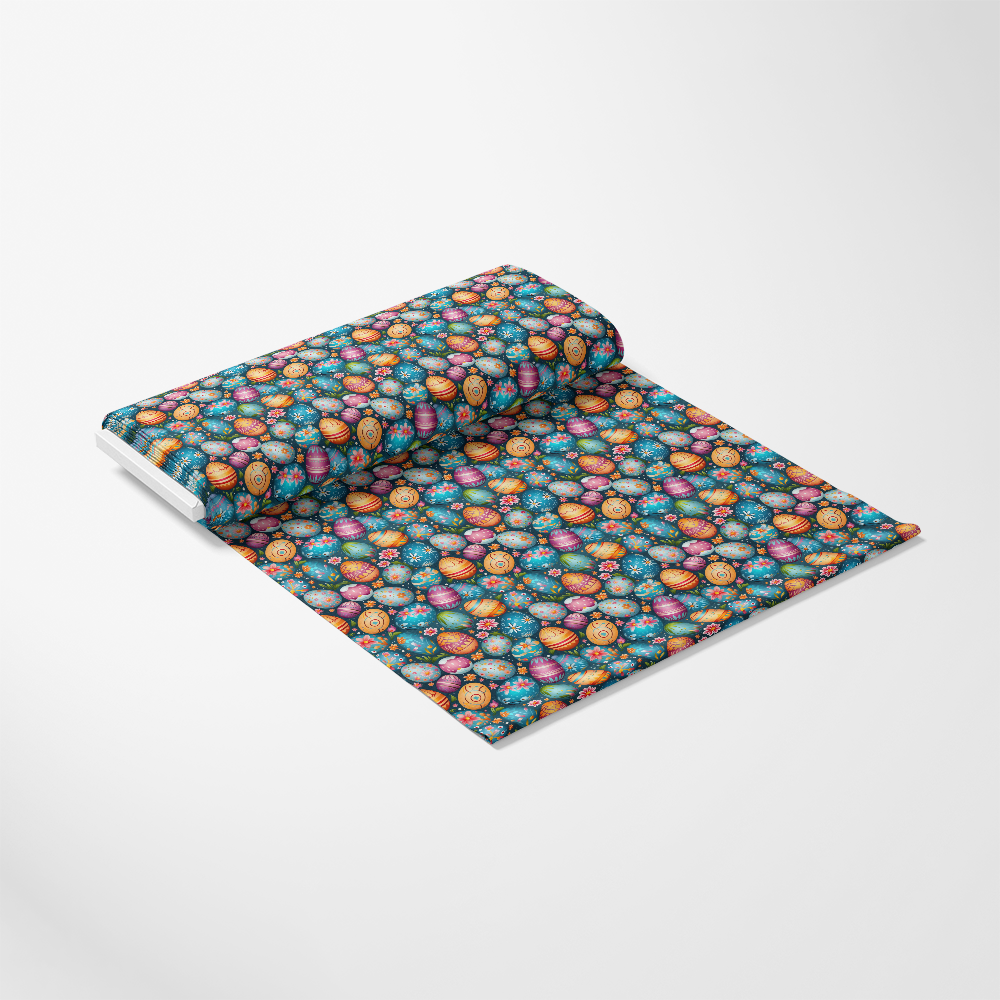 Easter Eggs Pattern 3 Quilting Cotton Fabric
