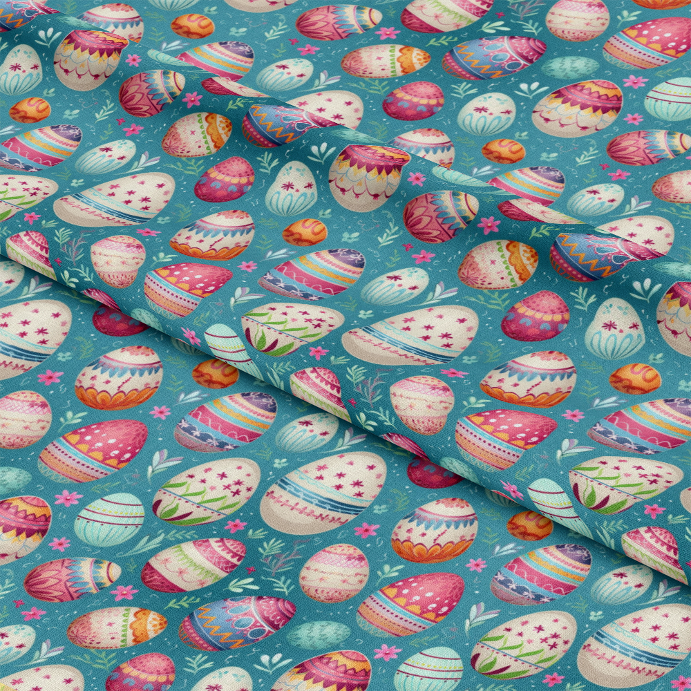 Easter Eggs Pattern 5 Quilting Cotton Fabric