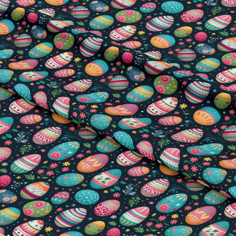 Easter Eggs Pattern 6 Quilting Cotton Fabric