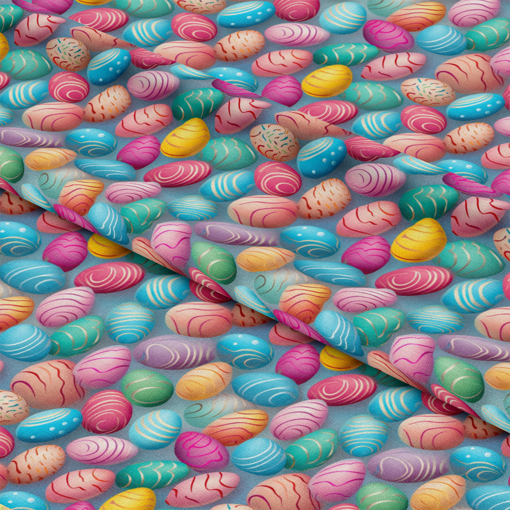 Easter Eggs Pattern 7 Quilting Cotton Fabric