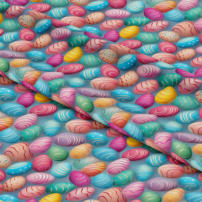 Easter Eggs Pattern 7 Quilting Cotton Fabric