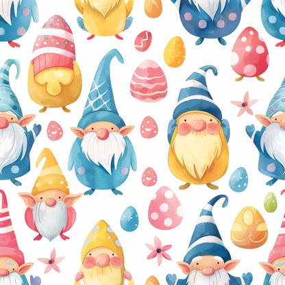 Whiskered Egg Hunt Pattern 10 Minky Fabric