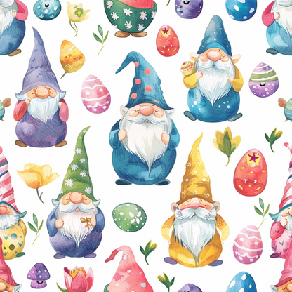 Whiskered Egg Hunt Pattern 3 Minky Fabric
