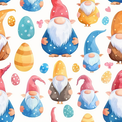 Whiskered Egg Hunt Pattern 9 Minky Fabric
