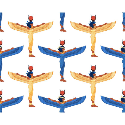 Egyptian Hieroglyphs Pattern 12 Quilting Cotton Fabric