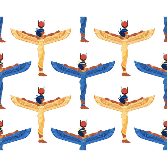 Egyptian Hieroglyphs Pattern 12 Quilting Cotton Fabric