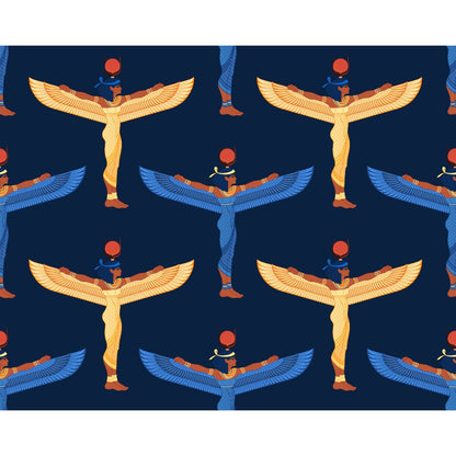Egyptian Hieroglyphs Pattern 13 Quilting Cotton Fabric