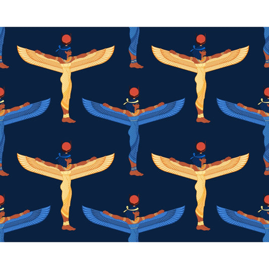 Egyptian Hieroglyphs Pattern 13 Quilting Cotton Fabric