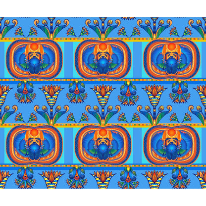 Egyptian Hieroglyphs Pattern 5 Quilting Cotton Fabric