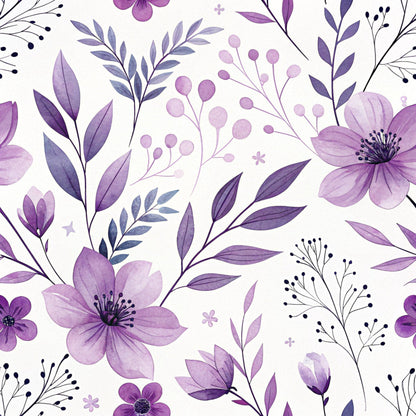 Watercolor Wanderings Pattern 10 Minky Fabric