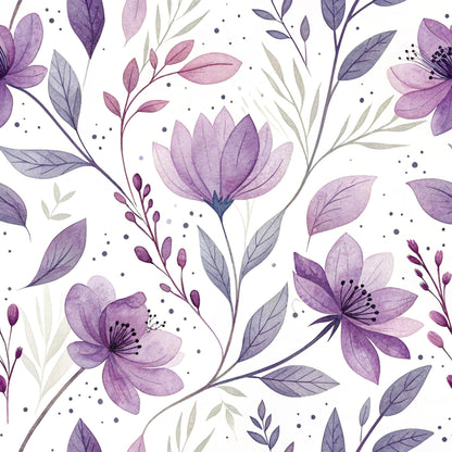 Watercolor Wanderings Pattern 12 Minky Fabric