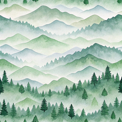 Watercolor Wanderings Pattern 13 Minky Fabric