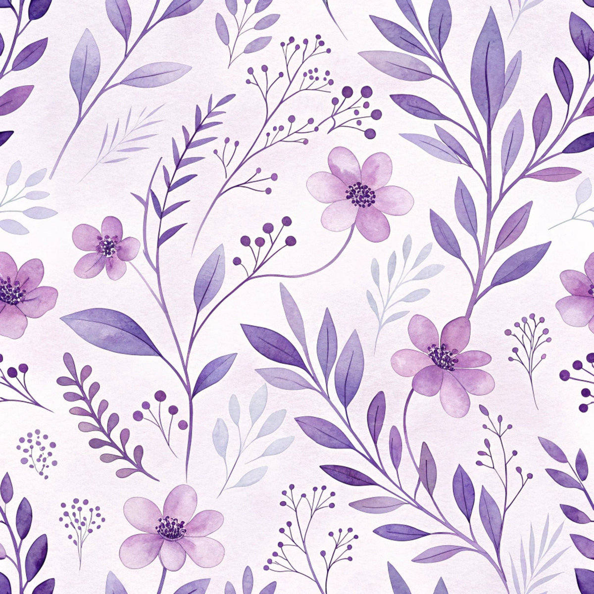 Watercolor Wanderings Pattern 17 Minky Fabric