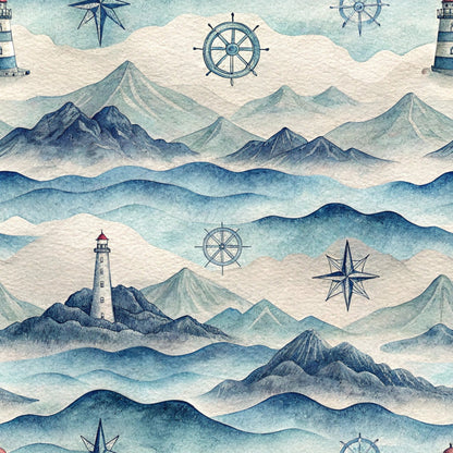 Elements of Nature Pattern 25 Quilting Cotton Fabric