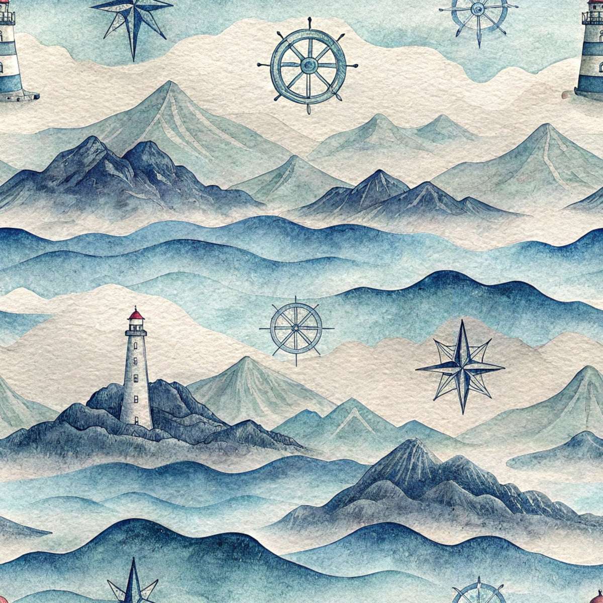 Watercolor Wanderings Pattern 25 Minky Fabric